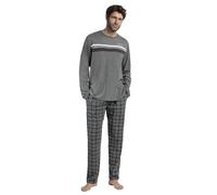 ADMAS Stay AT Home Pijama Manga Larga Ebony para Hombre