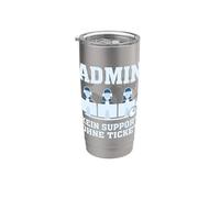 Admin Kein Support Ohne Ticket No Ticket No Support Job IT Vaso térmico de acero inoxidable de doble pared