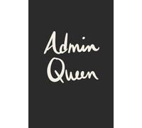 Admin Queen: Charcoal Grey Minimalist Lined Notebook for Notes, Lists and Big Ideas: A clean and modern notebook gift for organised women who make things happen
