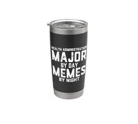 Administración de la Salud Memes Principales Grados para estudiantes de atención médica Vaso térmico de acero inoxidable de doble pared