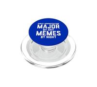Administración Pública Major by Day Memes Noche Política Pública PopSockets PopGrip para MagSafe