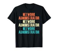 Administrador de Redes Trabajo de Estilo Vintage Camiseta