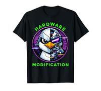Administrador del Sistema Linux Cyborg Funny Tux Sysadmin Camiseta