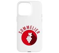 Administrador del Vino Uvas Sumiller Camarero Carcasa para iPhone 15 Pro MAX