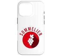 Administrador del Vino Uvas Sumiller Camarero Carcasa para iPhone 16 Pro