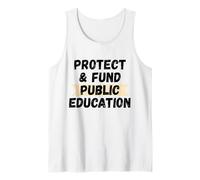 Administrador Principal Escuelas Protegen la Educación Pública Camiseta sin Mangas