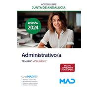 Administrativo/a (acceso Libre). Temario Volumen 2