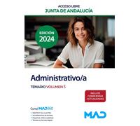 Administrativo/a (acceso Libre). Temario Volumen 3
