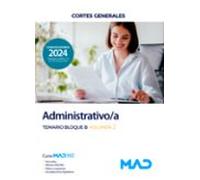 Administrativo/a. Cortes Generales