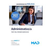 Administrativo/a de la Universidad de Málaga. Test del primer ejercicio