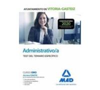 Administrativo/a Del Ayuntamiento De Vitoria-gasteiz. Test Del Temario