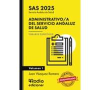 Administrativo/a Del Servicio Andaluz De Salud. Sas 2025. Temario Espe