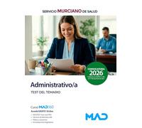 Administrativo/a del Servicio Murciano de Salud. Test del temario