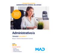 Administrativo/a (promoción Interna). Bloque I. Administracion General