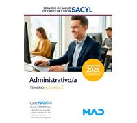 ADMINISTRATIVO/A TEMARIO 2 SERVICIO SALUD CASTILLA Y LEON SA