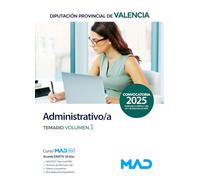 ADMINISTRATIVO/A TEMARIO 3 DIPUTACION PROVINCIAL VALENCIA