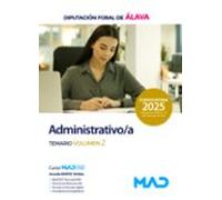 Administrativo/a Temario Volumen 2 Diputación Foral De Álava