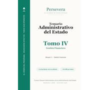 Administrativo del Estado · Temario · Tomo IV: Gestión Financiera · 6 temas íntegros · Bloque V · Ingreso libre · Edición 2026