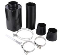 Admisión Aire 1 Juego Manguera Inducción Admisión Filtro Aire Frío Universal Para Automóvil Kit Adaptadores Filtro Aire Fibra Carbono Con Fuelle