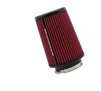 Admisión Aire Entrada Aire Filtro De Aire De Alto Flujo Para Coche, Admisión Aire Frío Universal 3", 3,5" Y 4" Para Motor Coches Carreras Con Entrada Aire 76 Mm 89 Mm 101 Mm Tubo Entrada Aire(89mm-Red