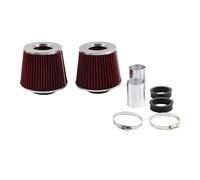 Admisión Aire Entrada Aire para BMW para 135i para 335i 535i E90 E91 E92 Z4 E60 Filtros De Aire De 2,25" Twin Turbo N54 3.0 Kit De Admisión De Filtro De Aire De Doble Cono Tubo Entrada Aire