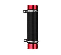 admisión Aire Kit Manguera Alimentación Conducto Flexible Tubo Frío Entrad Filtro Aire Coche 76Mm 1M Con Abrazadera Entrada Tuyere Tubo Entrada Aire Tubo Entrada Aire(Rojo)