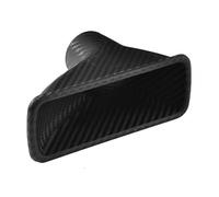 Admisión Frío Tubo Inducción para 1 Juego Rejillas ventilación Trompeta Entrada Aire universales para automóviles ABS Entrada texturizadas Fibra Carbono para Parachoques Delantero