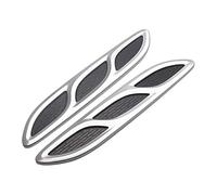 Admisión Frío Tubo Inducción para entradas Aire Coche 1 par Cubierta ventilación Lateral para capó Coche decoración ABS, Cubierta ventilación Flujo Aire para Puerta Rejilla
