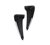 Admisión Frío Tubo Inducción para X5 para F15 2014-2017 Guardabarros Flujo Aire ala Lateral Coche Salida Parrilla embellecedor ventilación entradas de Aire de Coche(Black)