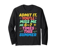 Admit It You'Ll Miss Me 6-7 Times This Summer Last Day Manga Larga