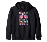 Admítelo, me echarás de Menos 6 a 7 Veces Esta Cita de Maestra de Verano Sudadera con Capucha