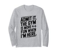 Admítelo Que el Gimnasio es más Divertido Cuando Estoy aquí Manga Larga