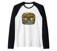 Admítelo Que te perderás 6 7 Veces Últimos Días de Escuela Año Camiseta Manga Raglan