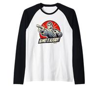Admítelo ya con estilo clásico de viñeta exagerada Camiseta Manga Raglan