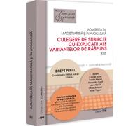 Admiterea in magistratura si in avocatura. Culegere de subiecte. Drept penal Ed.7 - Mihai Adrian Hotca