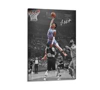 ADMLIE Ja Morant - Póster clásico de Slam Dunk en lienzo para pared, impresión de pergamino para sala de estar, decoración de paredes y hogares, 30 x 45 cm