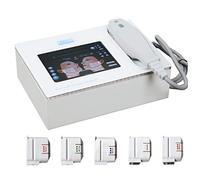 ADMLZQQ La máquina enfocada SMAS de la belleza del ultrasonido HIFU 3D para la elevación de cara que adelgaza el cuerpo piel 3 y 5 cartuchos,Standardtwo