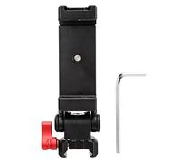 ADMYTHGB Soporte de Clip para teléfono de aleación de Aluminio, Abrazadera Universal para teléfonos móviles con Ranura NATO y Montura de Zapata fría, Orificio para Tornillo de 1/4 de
