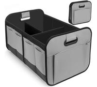 ADNUIES Organizador Maletero Coche, para VW Atlas ID.4 ID.5 T-Cross T-Roc, Bolsa Maletero Coche Plegable con Bolsillos, Caja de Almacenamiento Multiuso para Coche,E