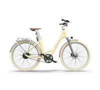 ADO Air28 Bicicleta Eléctrica, E-bike Adulto, 28" Bici Eléctrica Urbana, Transmisión por Correa, Pantalla LCD, Frenos Disco Hidráulicos, App Inteligentes, Extraíble Batería Alcance100KM,Casco Incluido