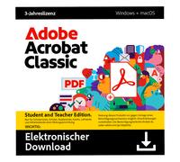 Adobe Acrobat Classic | 3 años | Estudiantes y profesores PC/Mac