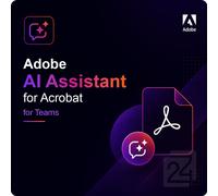 Adobe AI Assistant for Acrobat for teams EDU 10 - 49 Usuario(s)