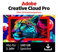 Adobe Creative Cloud Pro | 1 año | 100GB | PC/Mac