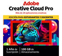 Adobe Creative Cloud Pro Estudiantes | 12 meses | 2 Instalaciones | Siempre la ltima versin