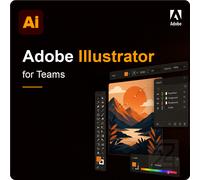 Adobe Illustrator for Teams 1 - 9 Usuario(s)