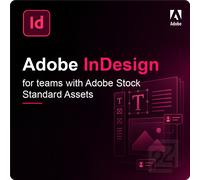 Adobe InDesign for teams with Adobe Stock Standard Assets 10 - 49 Usuario(s)