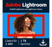 Adobe Lightroom | 1 año | 1TB | PC/Mac
