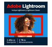 Adobe Lightroom CC | 1 usuario | 1 año | 1TB de almacenamiento en la nube