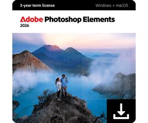 Adobe Photoshop Elements 2026 - 2 PCs / Mac - Suscripción 3 años