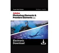 Adobe Photoshop Elements 2026 & Premiere Elements 2026 (3-Year Term) Key GLOBAL